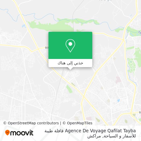 خريطة Agence De Voyage Qafilat Tayba قافلة طيبة للأسفار و السياحة