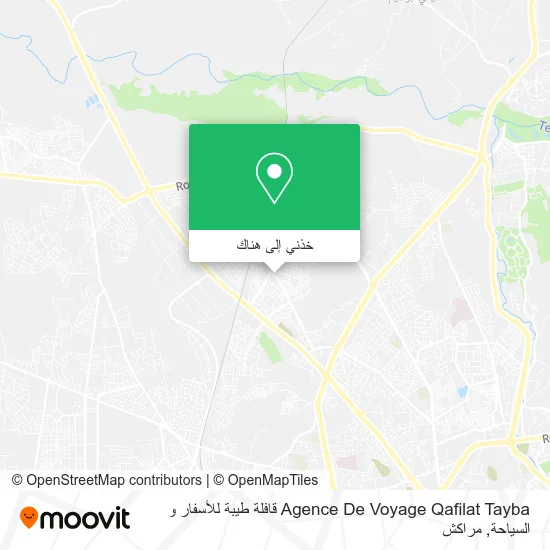 خريطة Agence De Voyage Qafilat Tayba قافلة طيبة للأسفار و السياحة