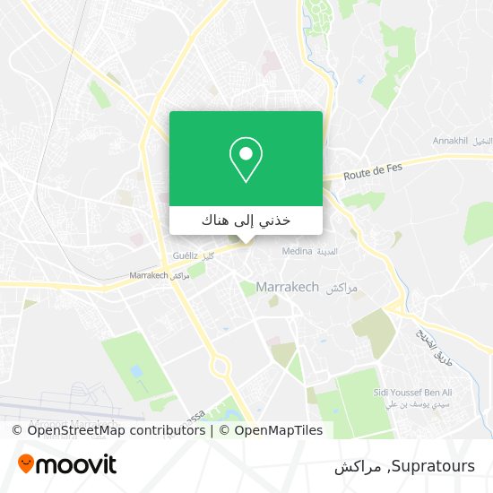 خريطة Supratours