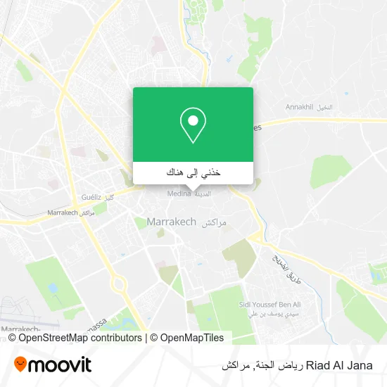 خريطة Riad Al Jana رياض الجنة