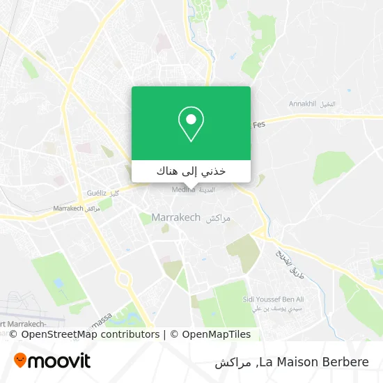 خريطة La Maison Berbere