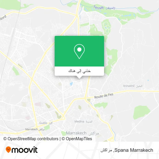 خريطة Spana Marrakech