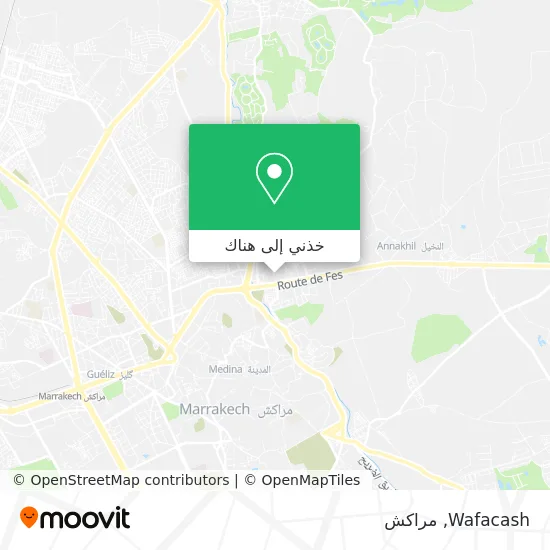 خريطة Wafacash
