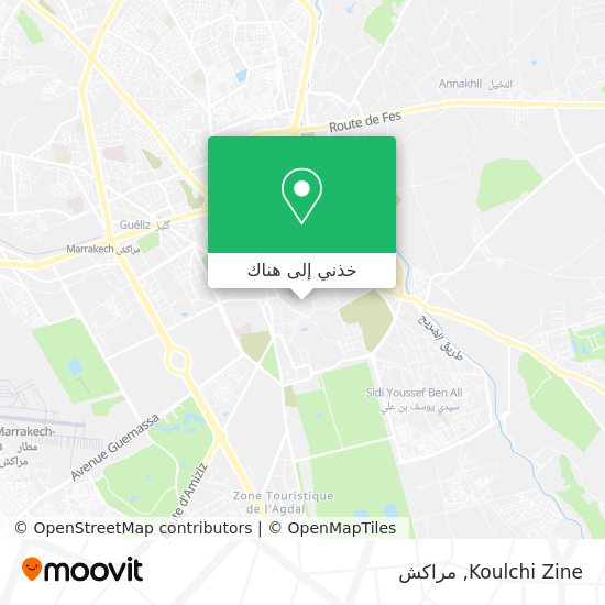 خريطة Koulchi Zine