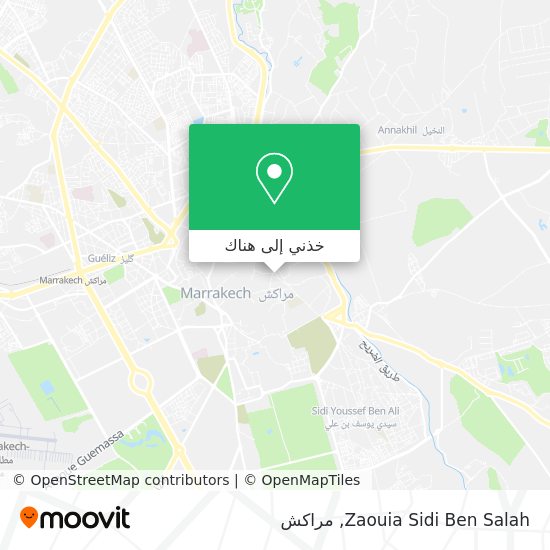 خريطة Zaouia Sidi Ben Salah