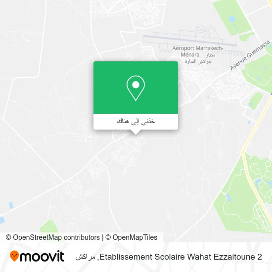 خريطة Etablissement Scolaire Wahat Ezzaitoune 2
