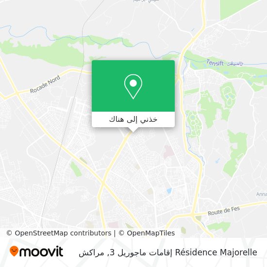 خريطة Résidence Majorelle إقامات ماجوريل 3