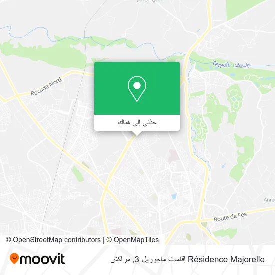 خريطة Résidence Majorelle إقامات ماجوريل 3