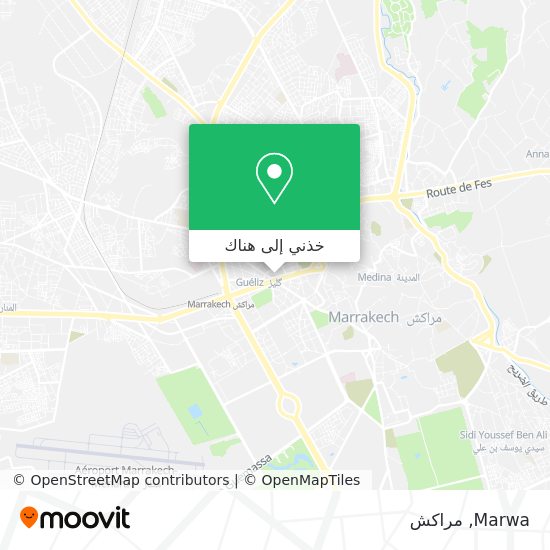خريطة Marwa