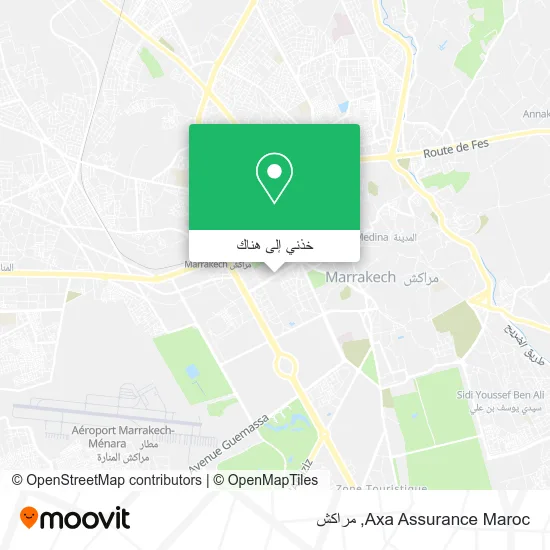 خريطة Axa Assurance Maroc