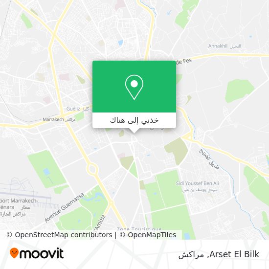 خريطة Arset El Bilk
