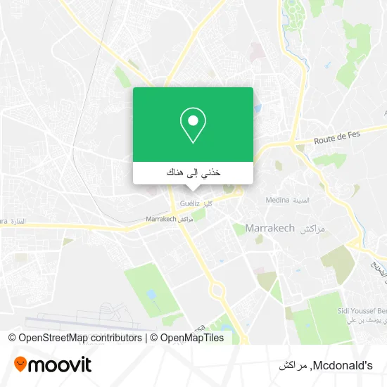 خريطة Mcdonald's