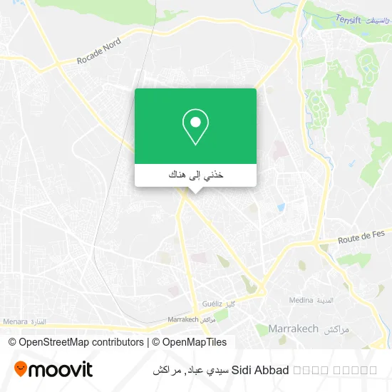 خريطة Sidi Abbad ⵙⵉⴷⵉ ⵄⴱⴱⴰⴷ سيدي عباد