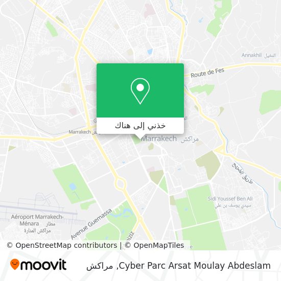 خريطة Cyber Parc Arsat Moulay Abdeslam