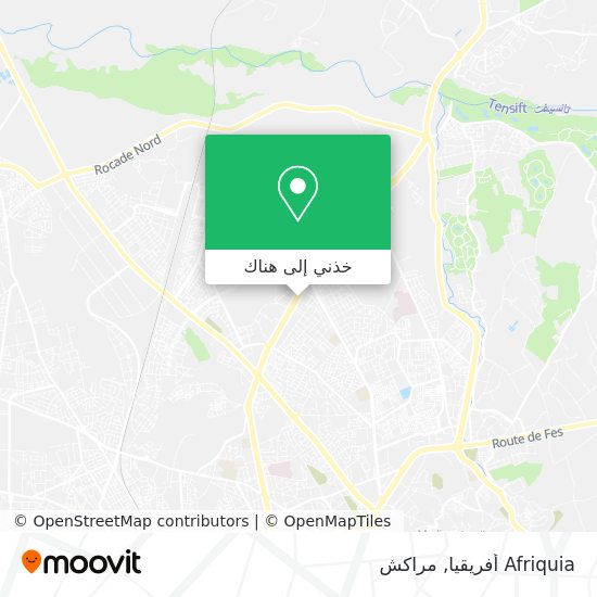 خريطة Afriquia أفريقيا