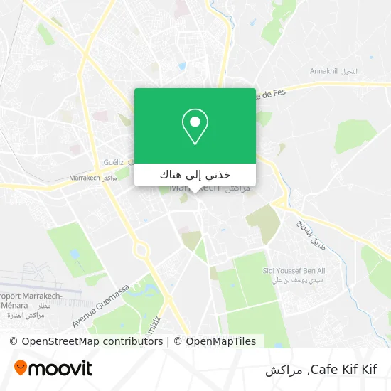 خريطة Cafe Kif Kif