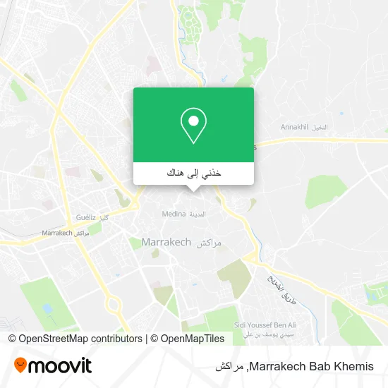 خريطة Marrakech Bab Khemis