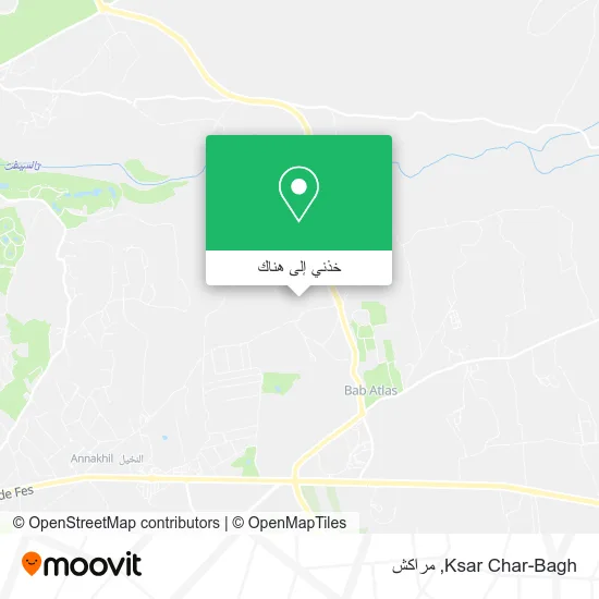 خريطة Ksar Char-Bagh