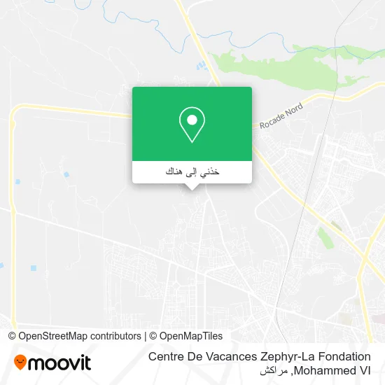 خريطة Centre De Vacances Zephyr-La Fondation Mohammed VI