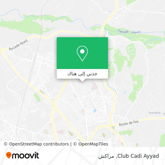 خريطة Club Cadi Ayyad