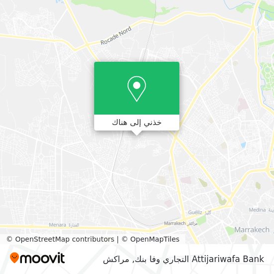 خريطة Attijariwafa Bank التجاري وفا بنك
