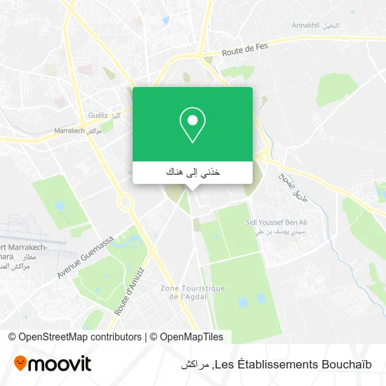 خريطة Les Établissements Bouchaïb