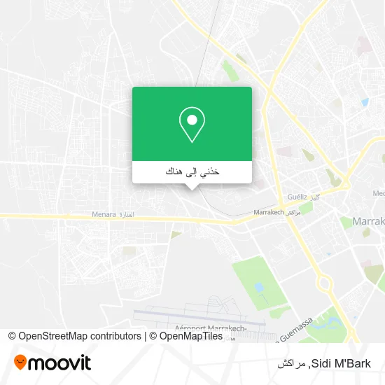 خريطة Sidi M'Bark