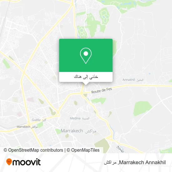 خريطة Marrakech Annakhil