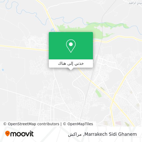 خريطة Marrakech Sidi Ghanem