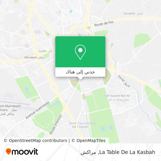 خريطة La Table De La Kasbah