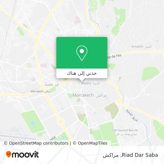 خريطة Riad Dar Saba