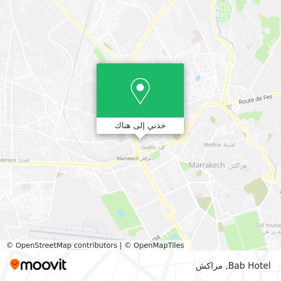 خريطة Bab Hotel