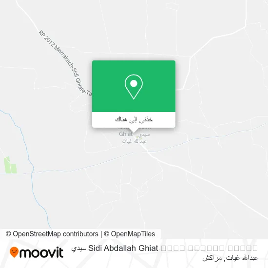 خريطة Sidi Abdallah Ghiat ⵙⵉⴷⵉ ⵄⴱⴷⵍⵍⴰ ⵖⵢⵢⴰⵜ سيدي عبدالله غيات