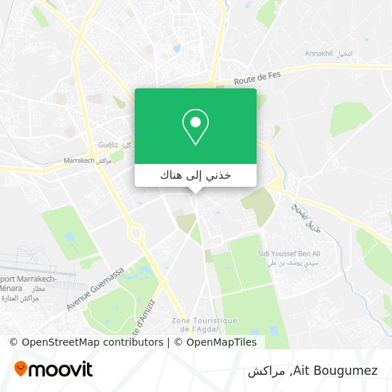 خريطة Ait Bougumez