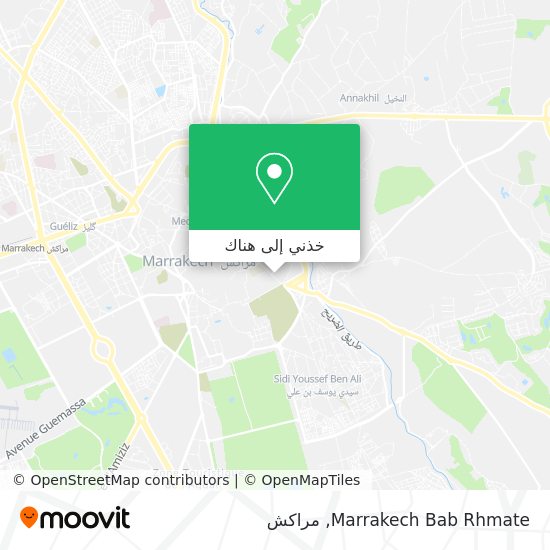 خريطة Marrakech Bab Rhmate