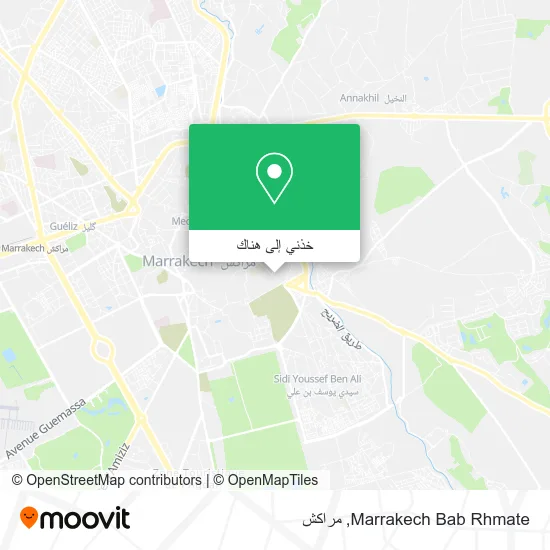 خريطة Marrakech Bab Rhmate