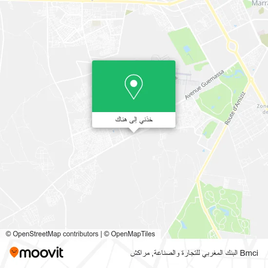 خريطة Bmci البنك المغربي للتجارة والصناعة
