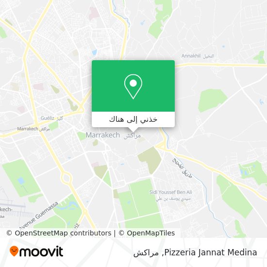 خريطة Pizzeria Jannat Medina