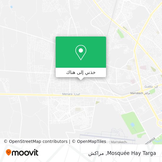 خريطة Mosquée Hay Targa