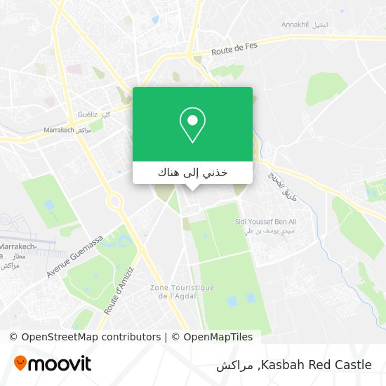 خريطة Kasbah Red Castle