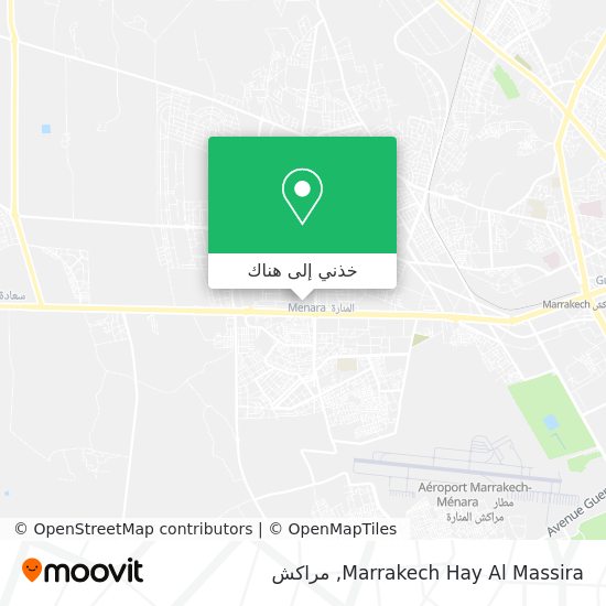 خريطة Marrakech Hay Al Massira