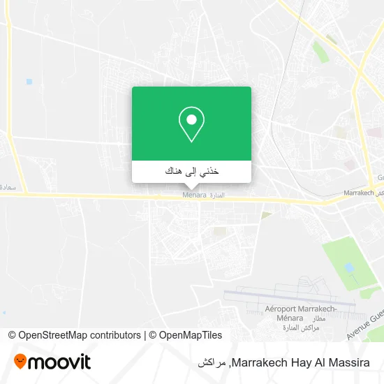 خريطة Marrakech Hay Al Massira