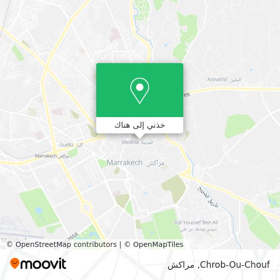 خريطة Chrob-Ou-Chouf