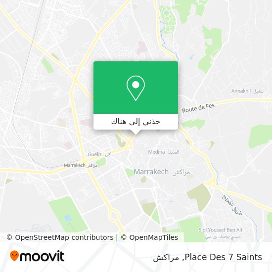 خريطة Place Des 7 Saints