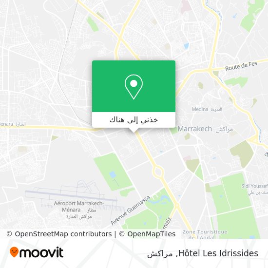 خريطة Hôtel Les Idrissides