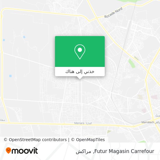 خريطة Futur Magasin Carrefour