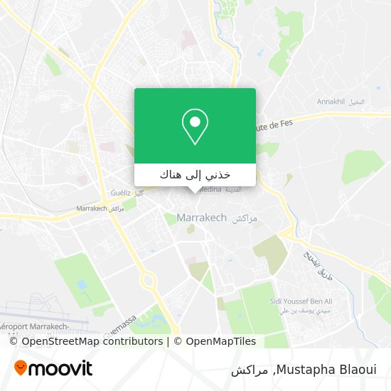 خريطة Mustapha Blaoui