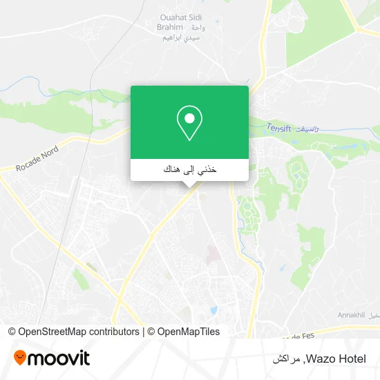 خريطة Wazo Hotel