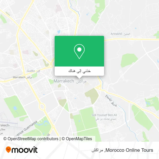 خريطة Morocco Online Tours