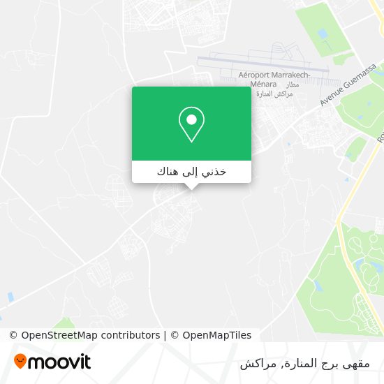خريطة مقهى برج المنارة